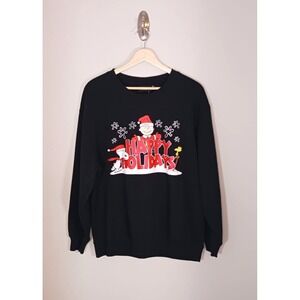 Christmas Snoopy Charlie Brown Woodstock Peanuts Women's Sweatshirt Size 1X NWT